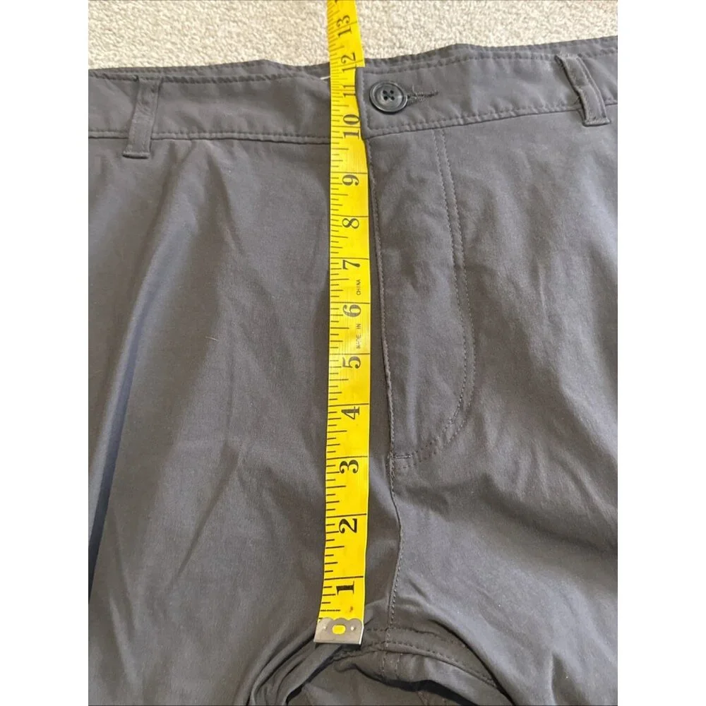 Unionbay LB Tech Pants Men's 40x34 Black Classic Fit Nylon Spandex Zip Pockets - Picture 12 of 15
